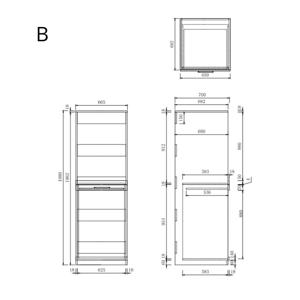 Lavadora Gabinete Paris - Lavadora elevadora - Conversión a máquina - 700(D)*1265(B)*2350(H) mm - Gris pardo - Diseño ergonómico y elegante, que ahorra espacio y es fácil de colocar