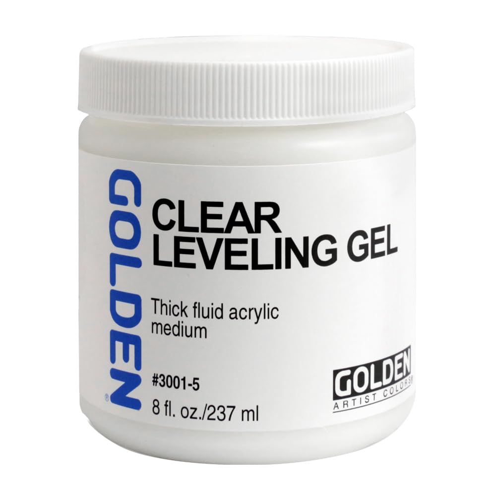 Golden Lacquer Effect Gel (Self Leveling Clear Gel) 236 ml