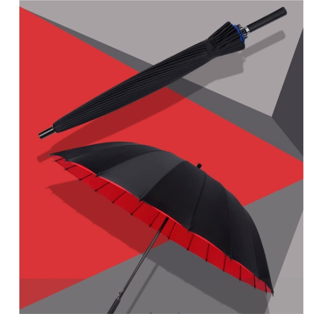 Paraguas Antiviento Paraguas Automático Grande, Paraguas De Jardín, Paraguas De Patio, Paraguas De Lluvia, Paraguas Reforzado A Prueba De Viento para Hombres Y Mujeres Paraguas Hombre Mujer (Blue : G
