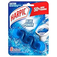 Harpic Blue Power Toilet Block Cleaner, Atlantic Burst (Pack of 1)