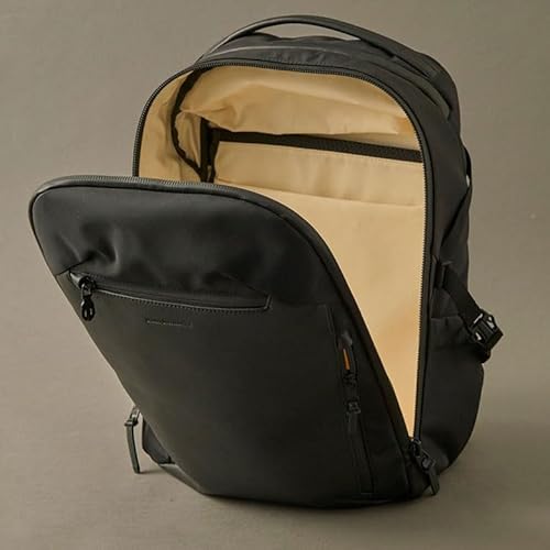 BROSKI AND SUPPLY BREEZEDAWN Canopy（BLACK/W300×H430×D140mm）リュック バックパック 鞄 防水レザー ブロスキーアンドサプライ ブリーズドーン キャノピー