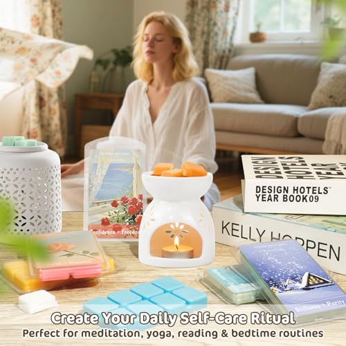 Image of SCENTORINI Wax Melts, Soy Wax Cubes for Relax Healing, 8 Pack | Summer Scent Wax Tarts for Wax Warmer, Highly Scented Wax Melts Gift Set for Home Fragrance