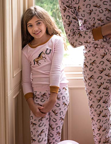 Leveret Kids Pajamas Boys & Girls Animal Prints 2 Piece Pajama Set 100% Cotton (Size 2-14 Years)2