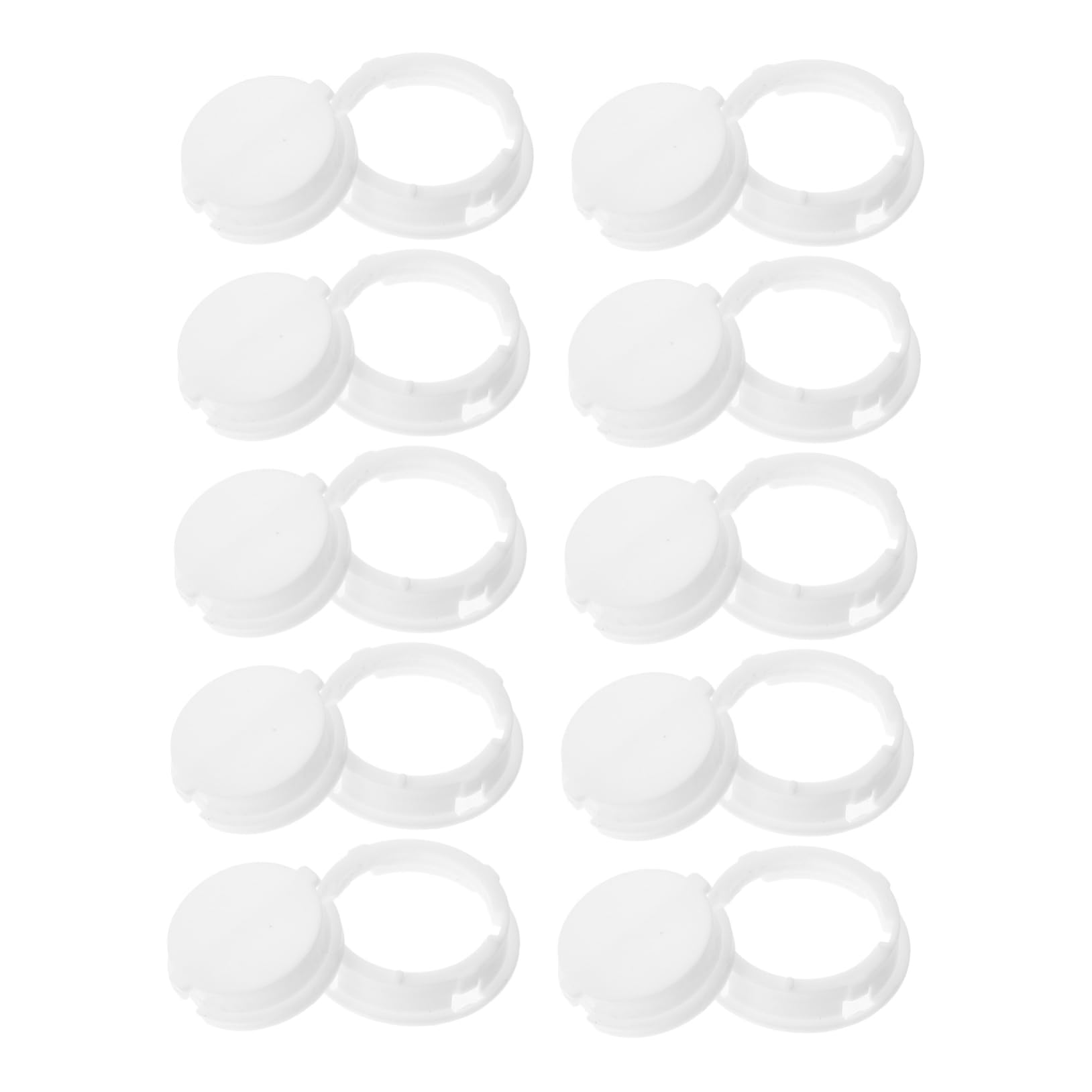 Abaodam 10Pcs Piggy Bank Plug Money Box Stoppers Easy to Install Bottom Covers for Saving Box for Adults