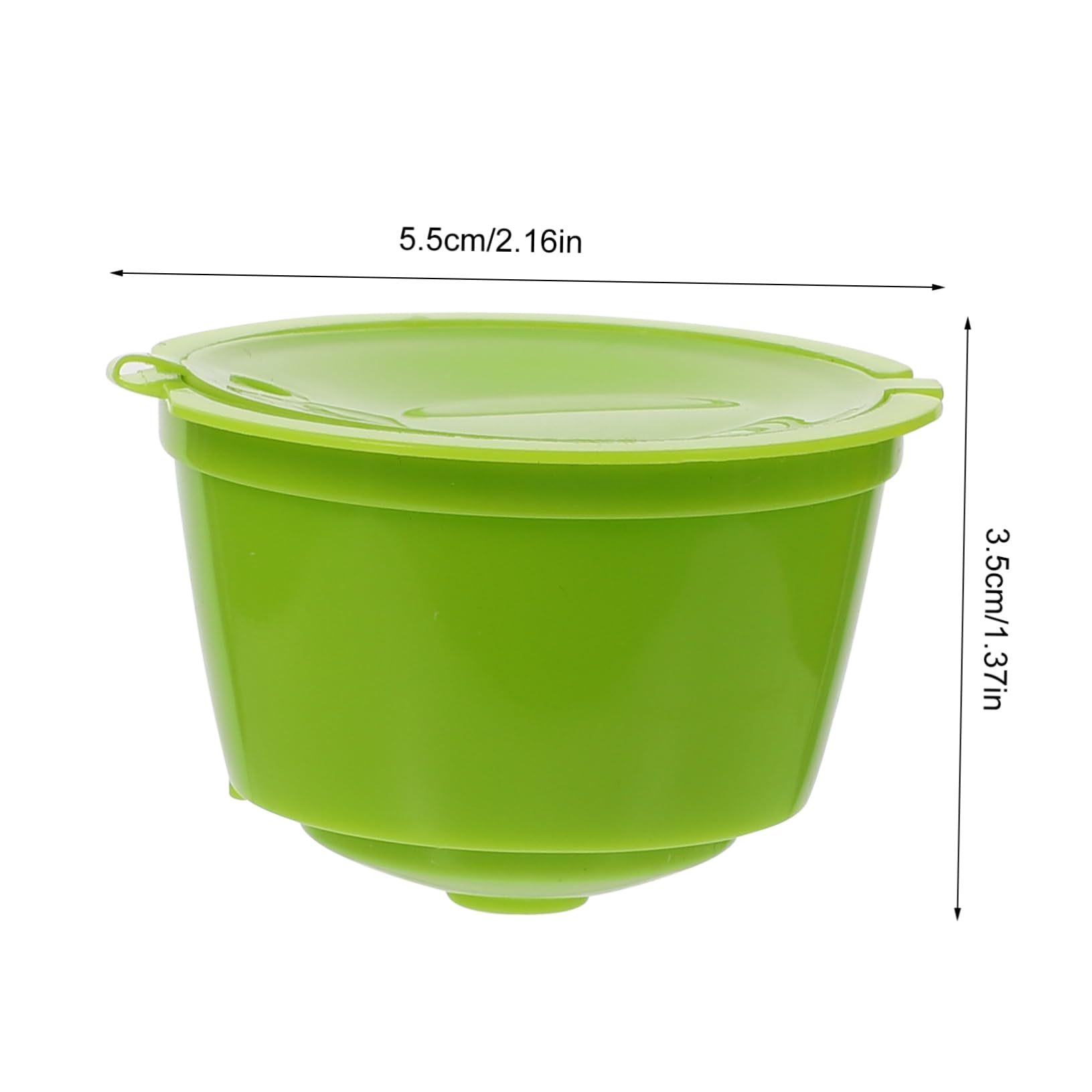 OSALADI 3pcs Reusable Coffee Capsule Filter Cups Tamper Tool for and Design for Efficient Brewing and Easy Cleanup