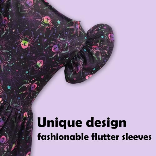 Image of CuteBone Frilly Dog Dress Princess Puppy Halloween Dresses with Ruffled Sleeves Cat Clothes Outfit for Small Dogs Girl Pet Apparel FX21XS