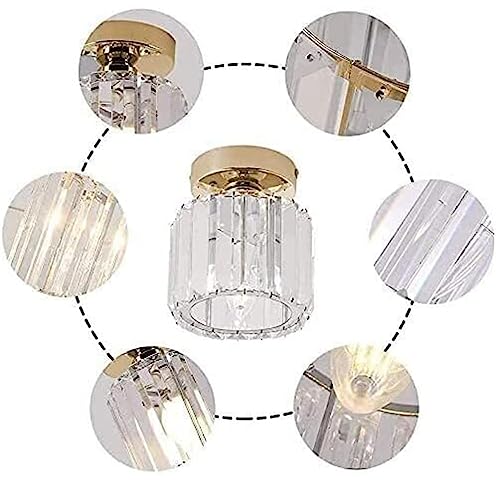 Plafonnier cristal K9 éclairage chic petit espace - 5