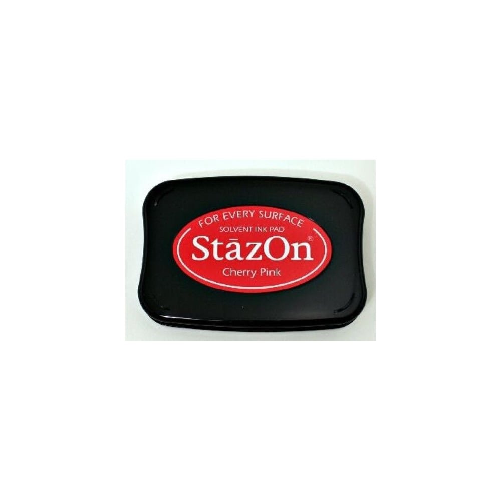 Pink Stazon Solvent Ink Pad-Cherry