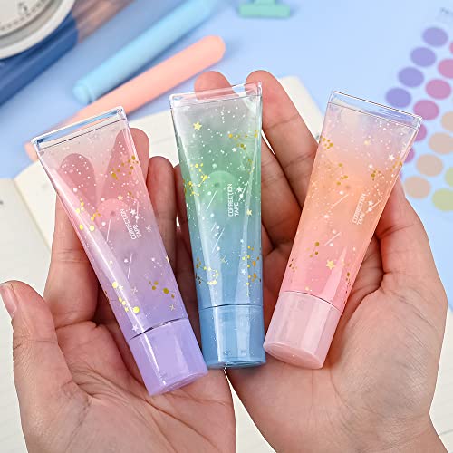 Siyzhop Correction Tape,Creative Hand Cream Correction Tape,3Pack White Correction Tape With Cute Stamp,Quick-Drying White Out Tape,Correction Tape Eraser For School Office Home Supplies #TOP4