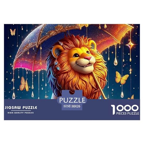 Lion 1000 Pezzi Per Gioco Familiare, Classici, Giochi Rilassamento Perfetto