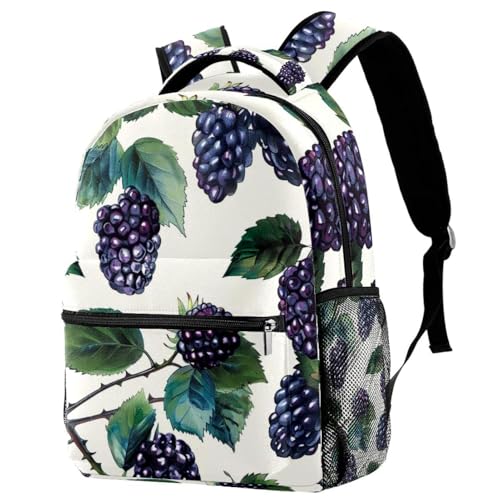 Sac à dos de voyage Campus anti-fuite mûre avec poches fonctionnelles