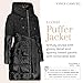 Vince Camuto Hooded Women's Puffer Jacket Womens Winter Coat with Removable Belt, Black-XS