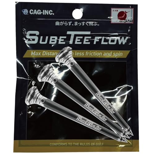 【公式ショップ】 スベッティ SUBETEE スベッティフロー ゴルフティー 透明 ゴルフ ティー 曲がらない プロフェッショナルティ ゴルフティ SUBETEE FLOW フロウ スベッティー ロングティー ショート 3本 Professional Tee ショートティー 飛距離 すべっティー スーパーテフロンチップ フロー スベッティフロウ 曲がらないティー (SUBETEE FLOW)