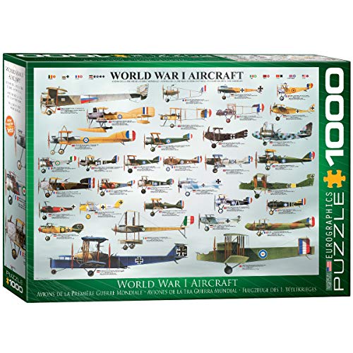 EuroGraphics World War I Aircraft 1000 Piece Puzzle (6000-0087) by EuroGraphics - Used condition - US$18.25