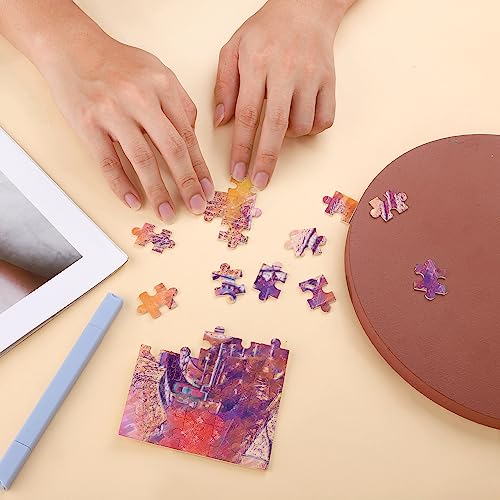 10 Fogli di Puzzle Vuoto Bianco, 10x15cm Pezzi di