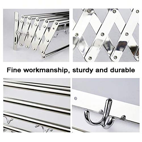 Rack de serviette auto-adhésif sans perçage et étagère de séchage pliable LWX