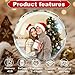 WiFi 2.7 Inch Christmas Memory Orb, Xmas Memory Sphere Ultrasound Ornament, Memory Electronic Crystal Ball Video Player, 3D Memory Orbs Ball, Uploadable Videos & Photos