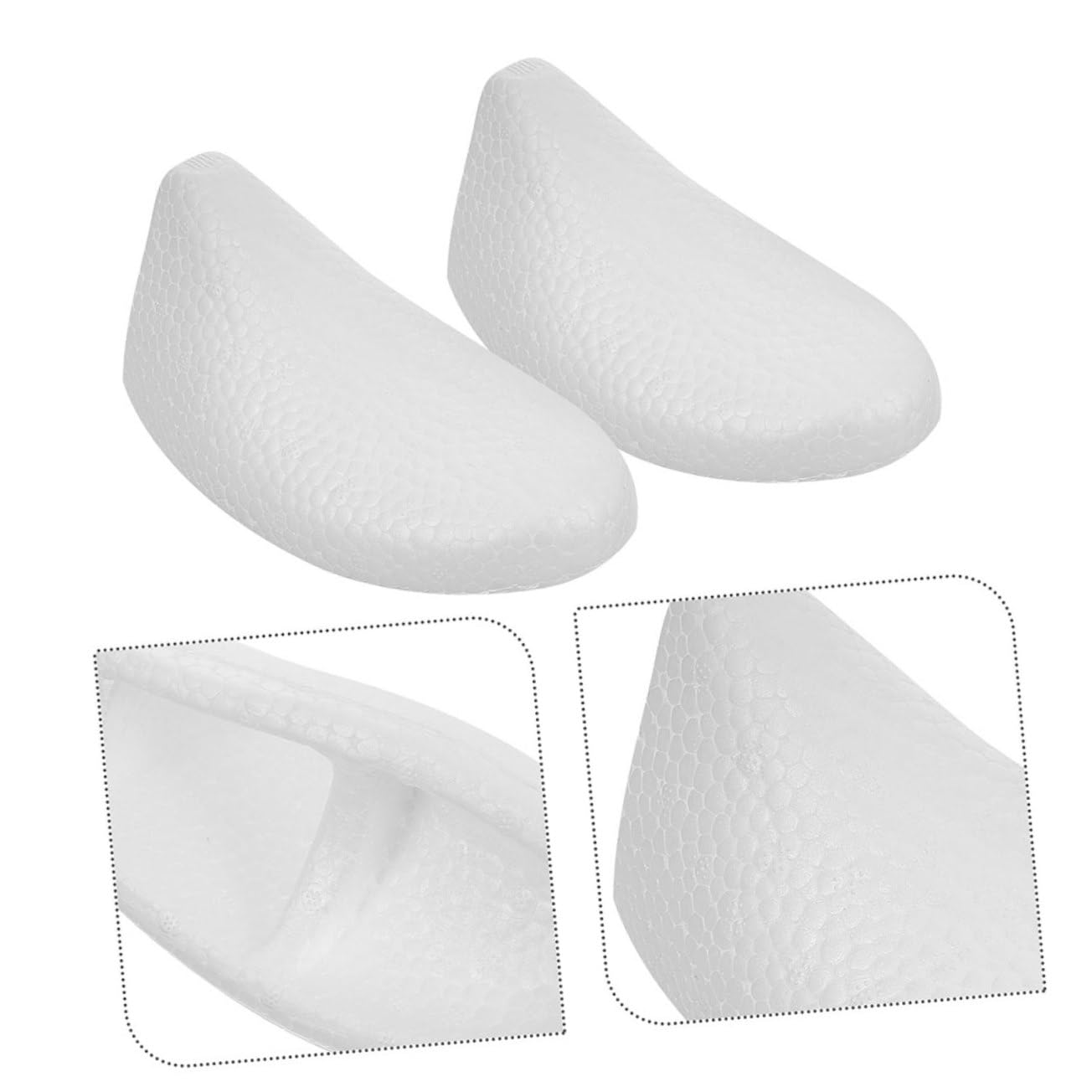 Alipis Hormas de Espuma Desechables para Zapatos y Botas 42-45, 10 Pares