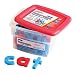 Educational Insights Jumbo AlphaMagnets Color-Coded Lowercase, Ages 6 and up, (42 pieces)