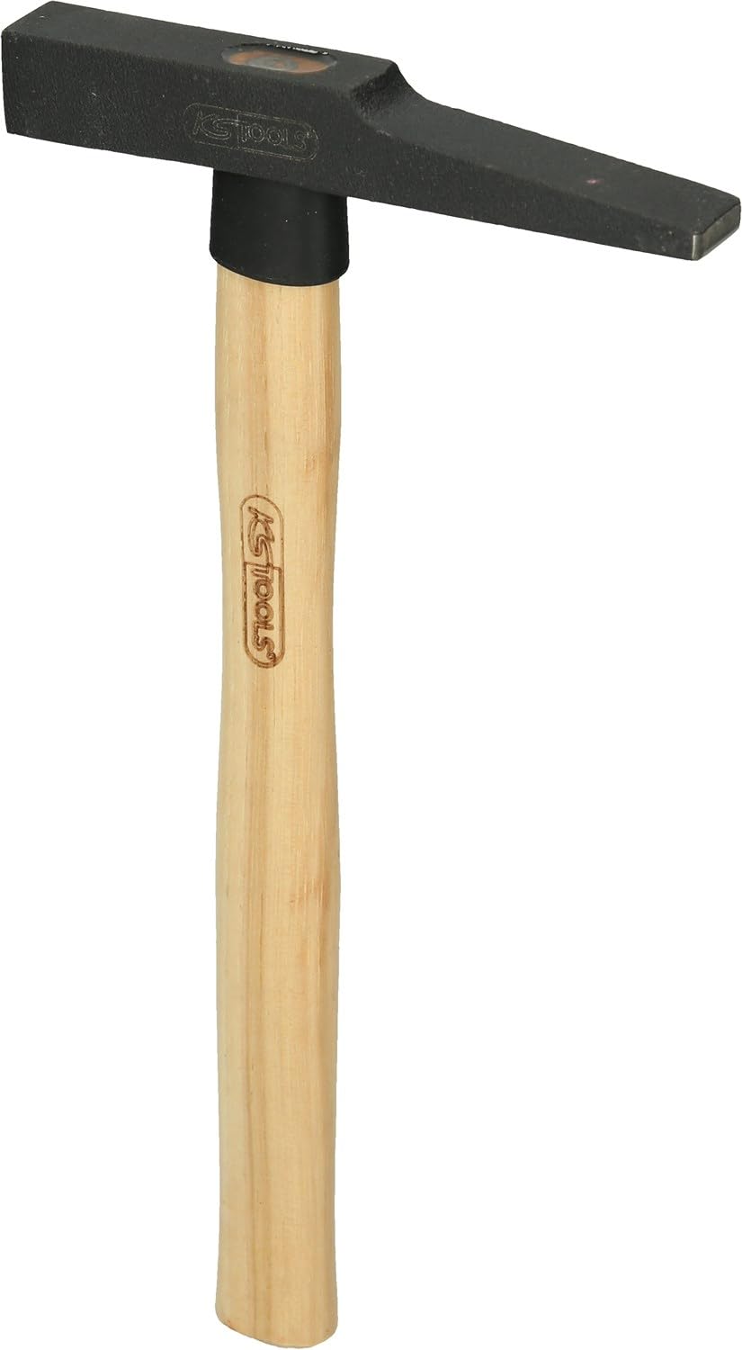 KS Tools 142.4020 Młotek dla elektryków, kształt francuski, trzonek Hickory, 200g