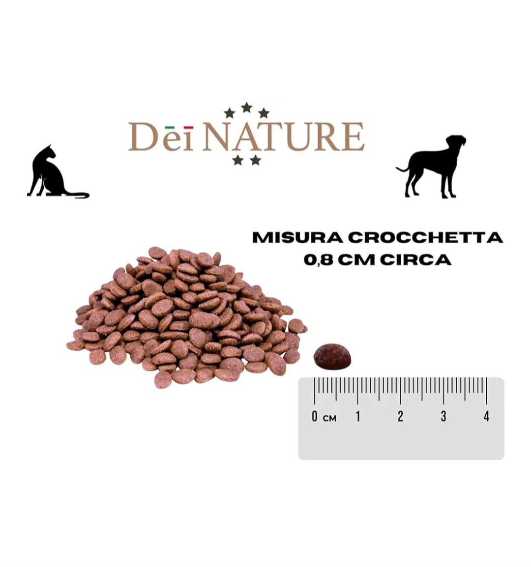 Dei NATURE, Crocchette Cani ALTA ENERGIA POWER 20 kg -(30/20) alimento secco bilanciato per cani sportivi, Prodotto Made in Italy con ingredienti selezionati
