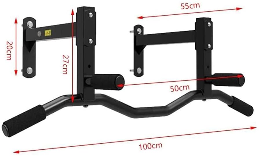 Amazon.co.jp: 壁に取り付けられた懸垂バー、快適なハンドルと高