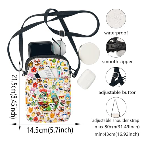 KEYCHIN Animal Villager Crossbody Bag Animal Video Game Gifts New Horizons Shoulder Bag New Leaf Bell Bag Merchandise2
