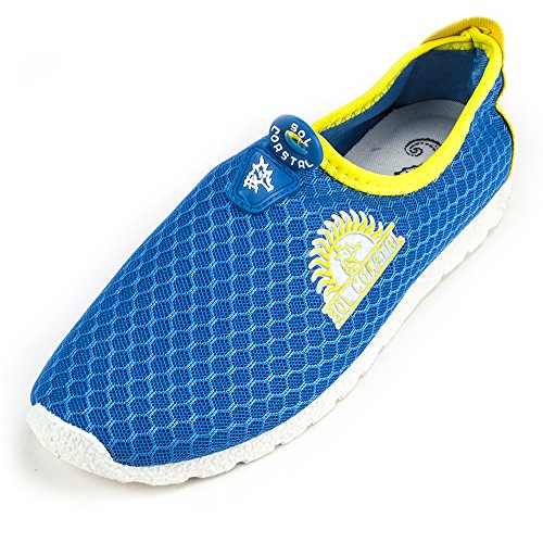 Sol Coastal Women's Shore Runner Water Shoes (Waterfall Blue, Size 6)