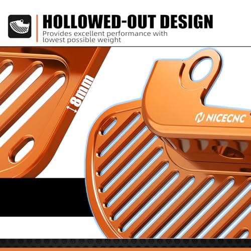 Protection disque frein avant KTM 300 EXC 250 500 EXC-F orange cache de protection moto - 4