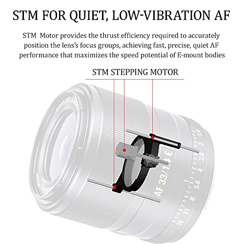 VILTROX 33mm F1.4 f/1.4 Auto Focus Prime LensCompatible with Sony E-Mount Camera A6500 A6300 A6000 A6400 A6100 A5100 A6600 A7 A7R A7C A7II A7RII A7SIII A7III A7RIII A7RIV A9 - Image 4