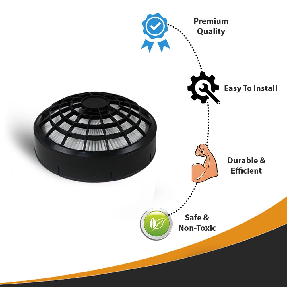 ame＊kae ProTeam 106526 HEPA dome filter with frame is designed to fit all