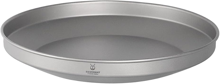 SILVERANT Titanium Trek Plate - Ultralight, Durable Camping Dish Pan-1200ml