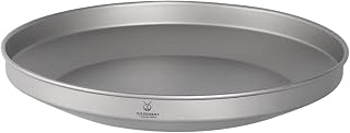 SILVERANT Titanium Trek Plate - Ultralight, Durable Camping Dish Pan-1200ml