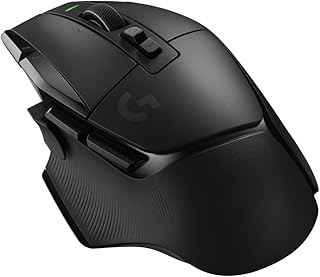 Logitech G G502 X LIGHTSPEED Ratón inalámbrico para Gaming – Ratón óptico con interruptores óptico-mecánicos híbridos LIGHTFORCE, sensor HERO 25K, compatible con PC – macOS/Windows – Negro