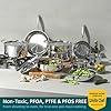 Umite Chef Stainless Steel Cookware Set, 5 Ply 14 Piece Stainless Steel Pot and Pan Set-Induction, Heavy Chef Quality, Oven Safe | Professional Kitchen Cooking Appliances, PFOA, PTFE & PFOS Free #2