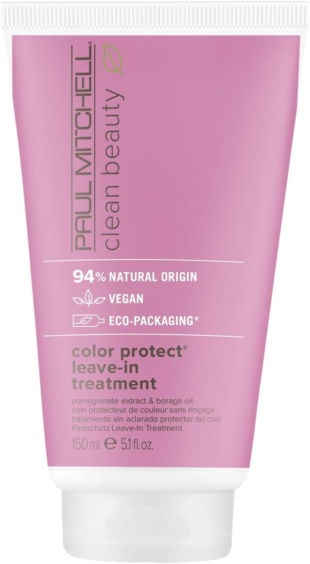 Clean Beauty Color Protect Leave-In Treatment, Boosts Shine, Keeps Color Fresh, For Color-Treated Hair, 5.1 fl. oz.