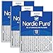Nordic Pure 16x20x2 MERV 12 Pleated AC Furnace Air Filters 3 Pack, 3 PACK, 3 PACK