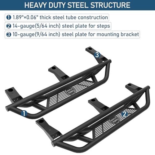Estribos tubulares para Jeep Wrangler YJ 1987-1995 miniatura 6