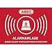Produktbild ABUS AU1423 Warnaufkleber Alarm -D- 74 x 52.5 mm
