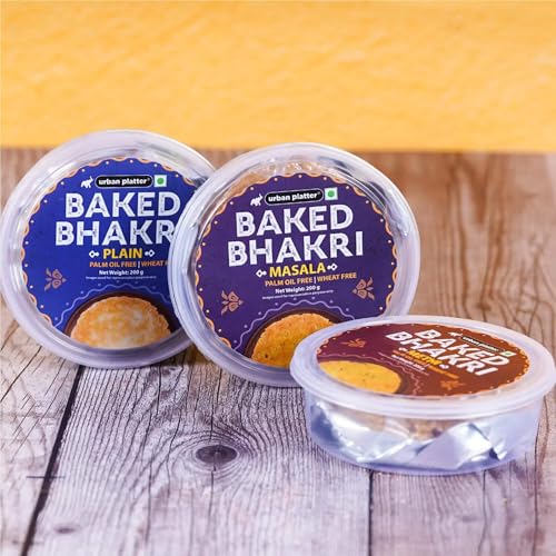 Image of Urban Platter Baked Methi Bhakri, 200g (Wheat Free, Traditional Gujarati Snack)