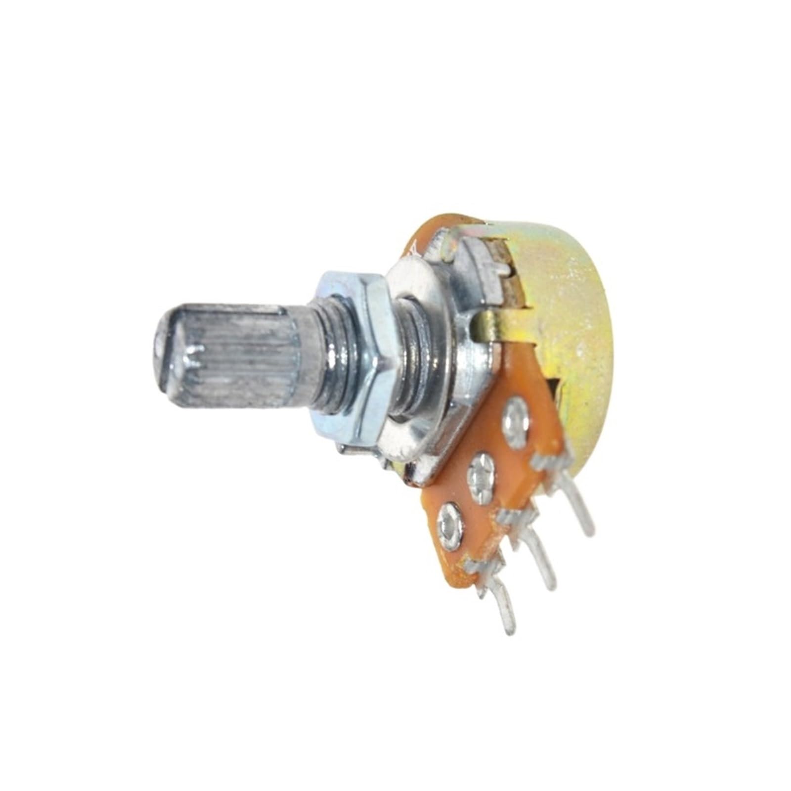 WHWRCADV 50 PCS Potentiometer Resistor 1K 2K 5K 10K 20K 50K 100K 250K 500K 1M Ohm 3 Pin Linear Taper Rotary Potentiometer(2K Ohm,15mm)