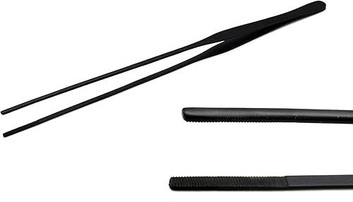 G.S Online Store G.S Pinzas para acuario largas para reptiles, pinzas de alimentación para plantas acuáticas, araña, serpientes, lagartos (12