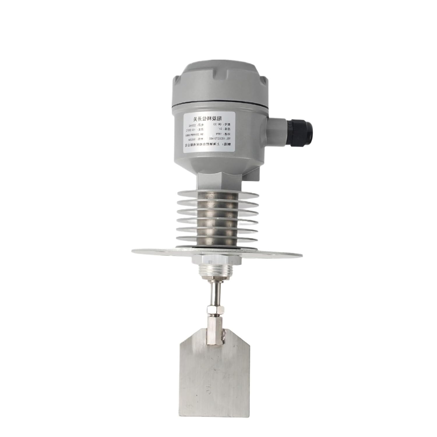 Rotary Paddle Level Sensor High Temperature 200℃ Material Switch for Solids Powder Granules Silo Bin 24V 220V Control(G1-D,24v)