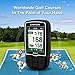 CANMORE HG200 PRO Handheld GPS Golf Device, 41,000+ Free Preloaded Worldwide Course, Upgraded IC Chip, USB Micro Charging Cable, Black