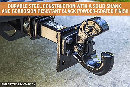 Image of Buyers Products PM105 Pintle Hook Mount, 2 Position Adjustable Trailer Hitch Receiver for 2 Inch Trucks, 15,000 lb MGTW, Heavy Duty Tow Hitch, 3,000 MVL Rated