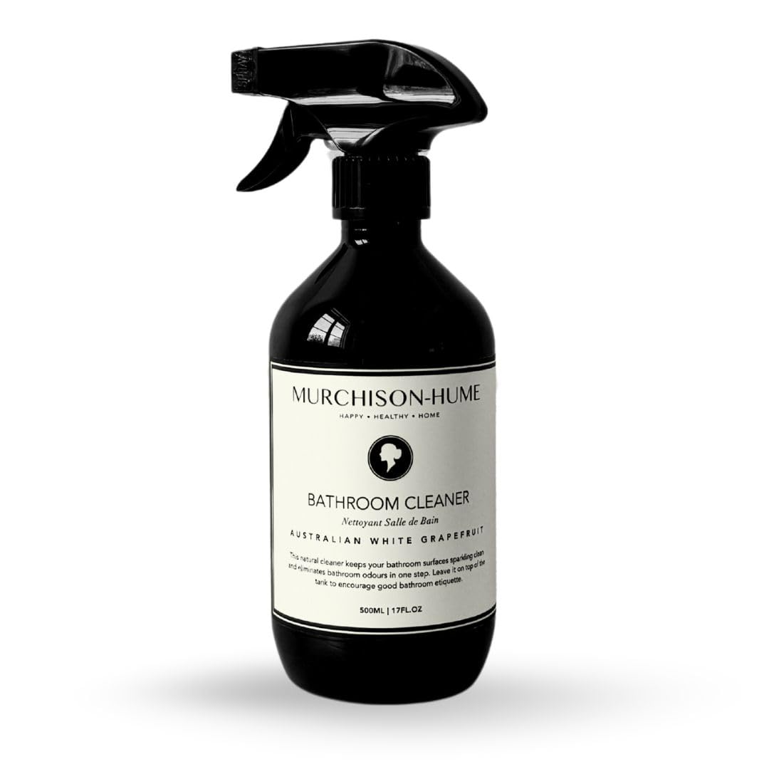 Murchison-Hume Powerful Plant-based Multi-Surface Bathroom Cleaner Spray for Basins Tubs Tiles and Toilets Eliminates Odor 17oz Australian White