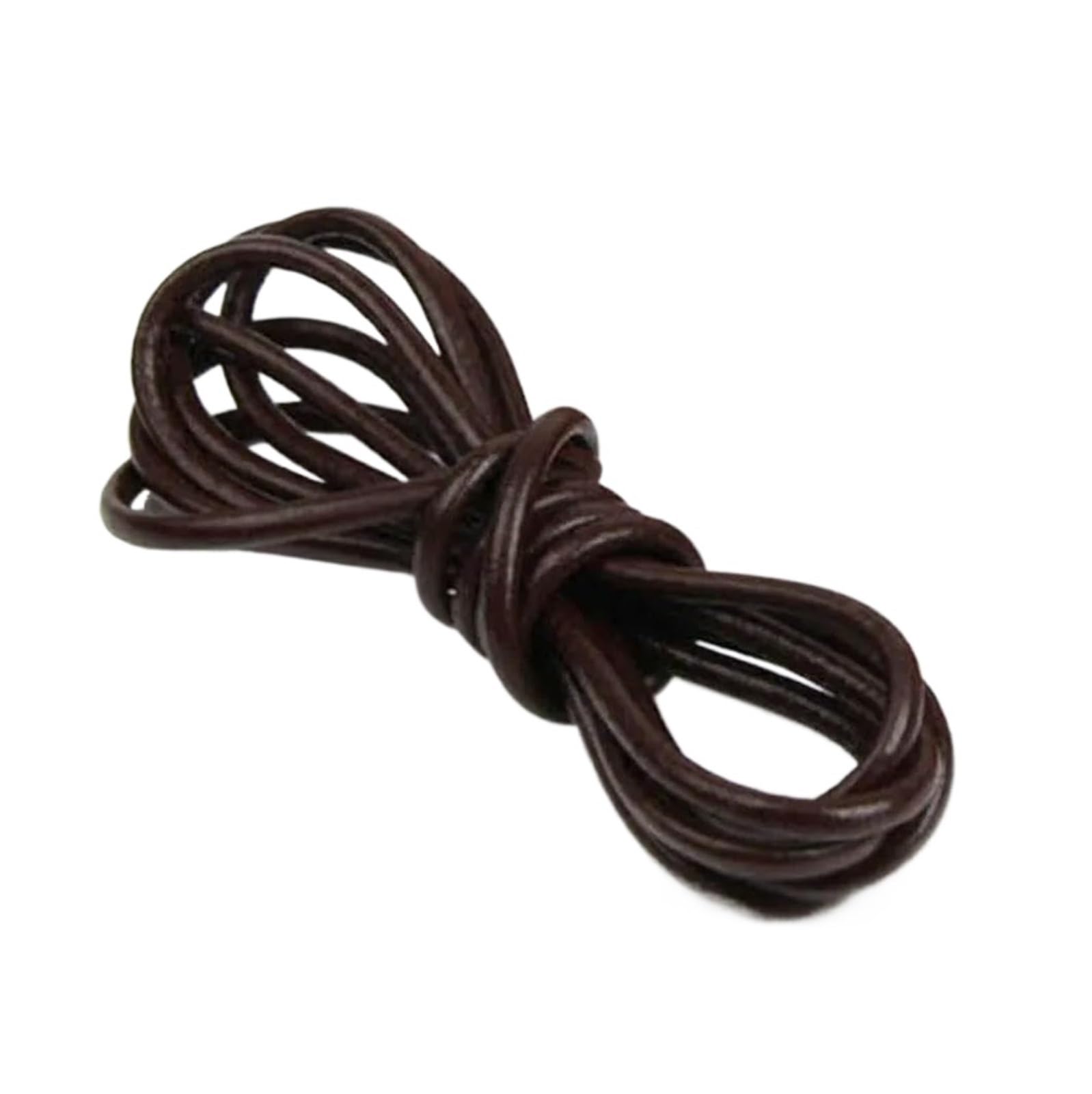 Leather jewelry cord, Cowhide Leather Rope String Multicolor 1-8mm x 2m