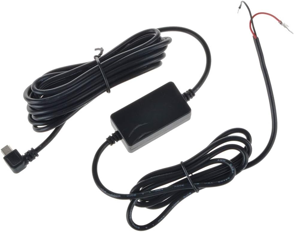 JZMQER USB Hardwire Car Charger Power Cord Kit for Garmin