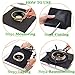 BOMJJOR 8 Pack Oven Liner and Stove Burner Covers Set Reusable Gas Range Protectors 10.6”x 10.6”Stovetop Burner Liner Cover Heavy Duty Use Home Kitchen Gas Toaster Ovens Liner Pack of 8