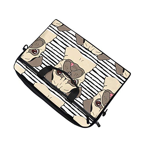 Funda de portátil de 14 a 15.4 pulgadas con tierno diseño de perro carlino 5